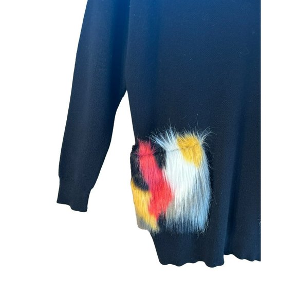 Simon Chang The Collection Women's Black Long Sleeve Sweater Size Medium NWOT - Picture 2 of 4